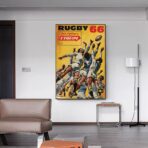 poster rugby vintage 1
