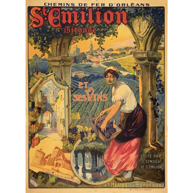 poster saint emilion 2 poster saint emilion 2