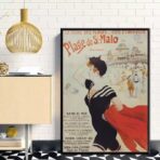 poster saint malo vintage 2