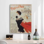 poster saint malo vintage 2