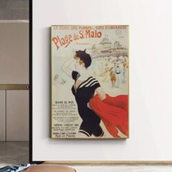 poster saint malo vintage 2