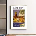poster saint tropez vintage 2