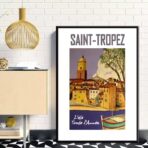 poster saint tropez vintage 2