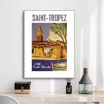 poster saint tropez vintage 2