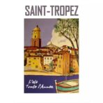poster saint tropez vintage 2