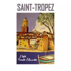 poster saint tropez vintage 2
