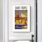 poster saint tropez vintage 2