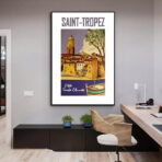 poster saint tropez vintage 2