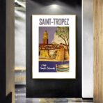 poster saint tropez vintage 2