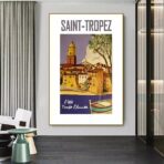 poster saint tropez vintage 2