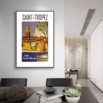 poster saint tropez vintage 2