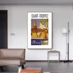 poster saint tropez vintage 2