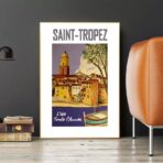 poster saint tropez vintage 2