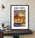 poster saint tropez vintage 2