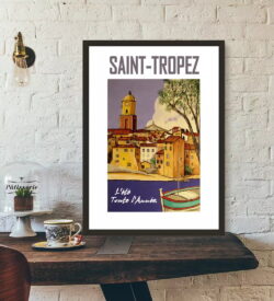 poster saint tropez vintage 2