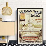poster bagno vintage