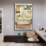 poster bagno vintage