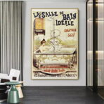 poster bagno vintage