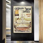 poster bagno vintage