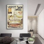 poster bagno vintage