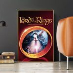 poster vintage del signore degli anelli 1