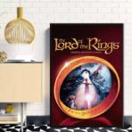 poster vintage del signore degli anelli 1