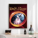 poster vintage del signore degli anelli 1