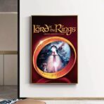 poster vintage del signore degli anelli 1