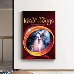 poster vintage del signore degli anelli 1