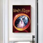 poster vintage del signore degli anelli 1