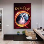 poster vintage del signore degli anelli 1