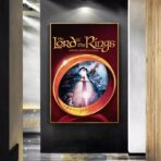 poster vintage del signore degli anelli 1