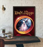 poster vintage del signore degli anelli 1