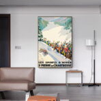 poster vintage br sport invernali saint pierre de chartreuse