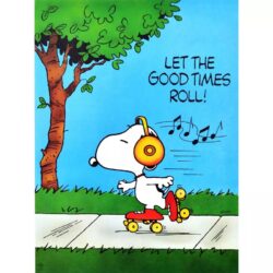 poster snoopy vintage 2