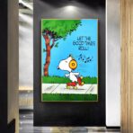 poster snoopy vintage 2