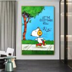poster snoopy vintage 2
