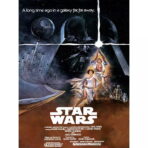 poster vintage di star wars 1