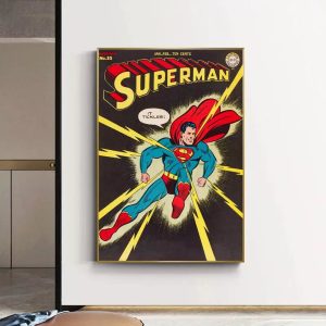 poster vintage di supereroi