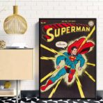 poster vintage di supereroi