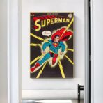 poster vintage di supereroi