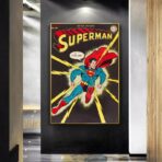 poster vintage di supereroi