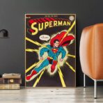poster vintage di supereroi