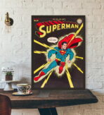 poster vintage di supereroi