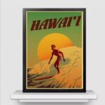 poster surf hawaii