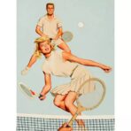 poster di tennis vintage 1