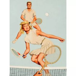 poster di tennis vintage 1