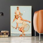 poster di tennis vintage 1