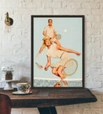 poster di tennis vintage 1