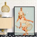 poster di tennis vintage 1